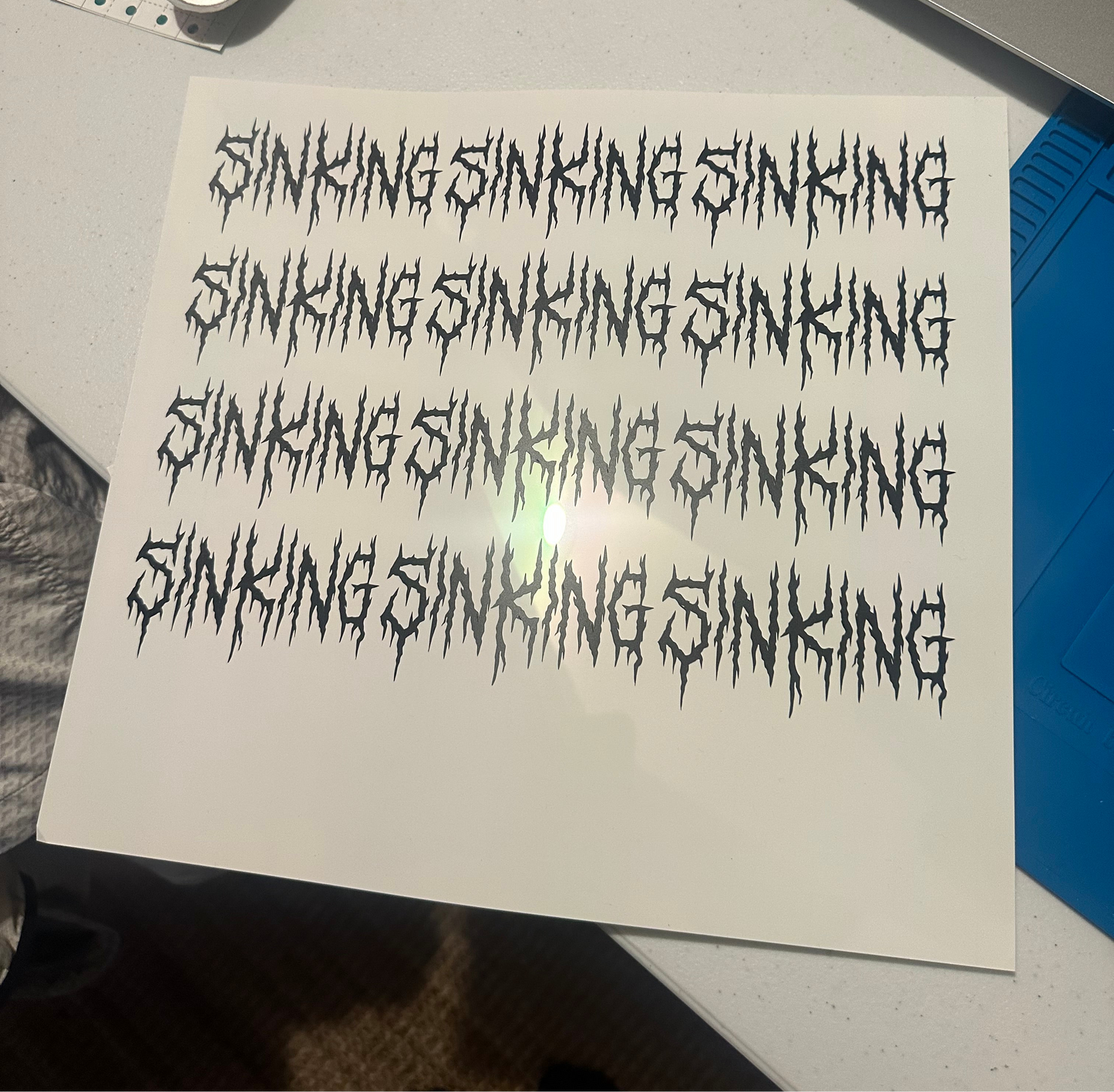 sinking og decal