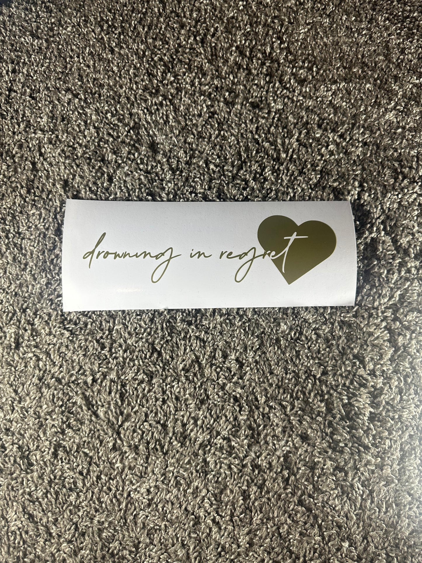 Drowning in Regret Decal