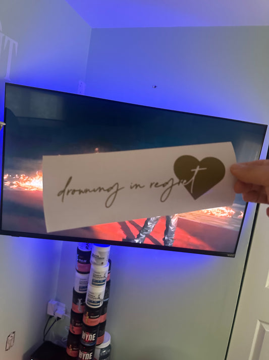 Drowning in Regret Decal