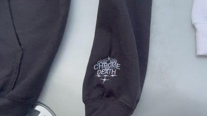 Chrome Till Death Hoodie - White
